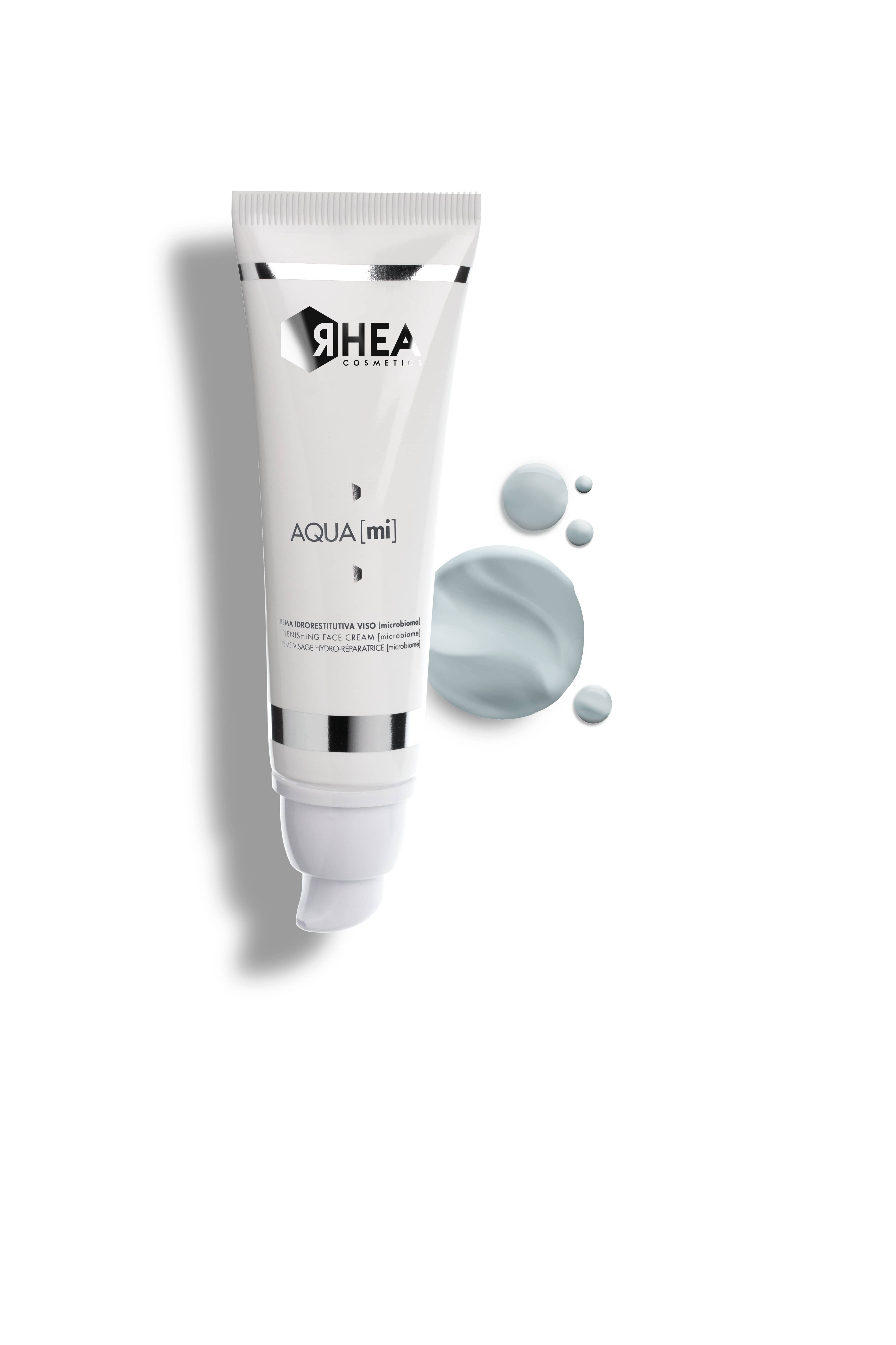 Відновлювальний крем для обличчя з токоферолом  [mi]crobiome RHEA Cosmetics Aqua mi